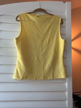 Banana Republic Yellow boatneck Sleeveless Knit Tank